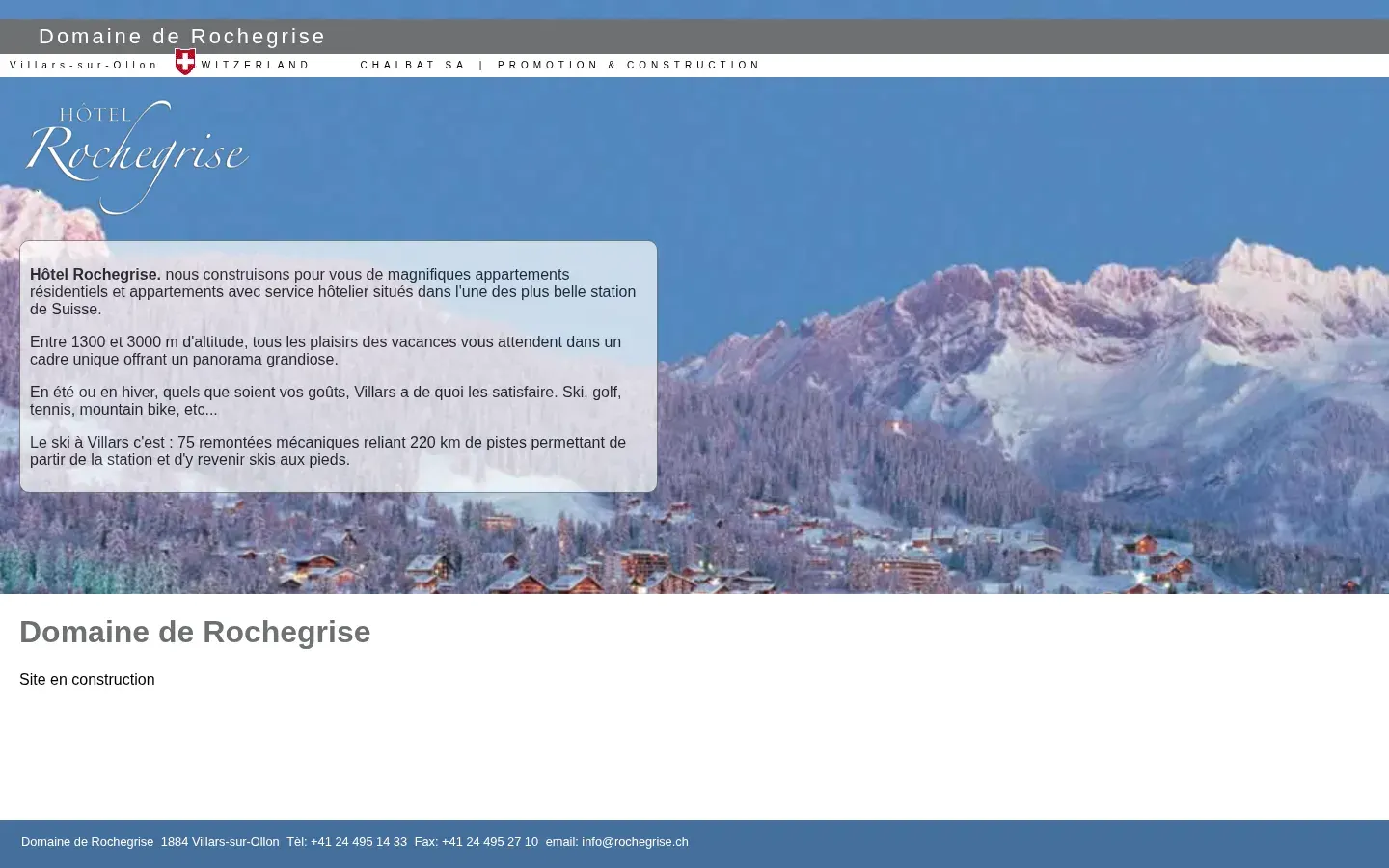 Domaine de Rochegrise
