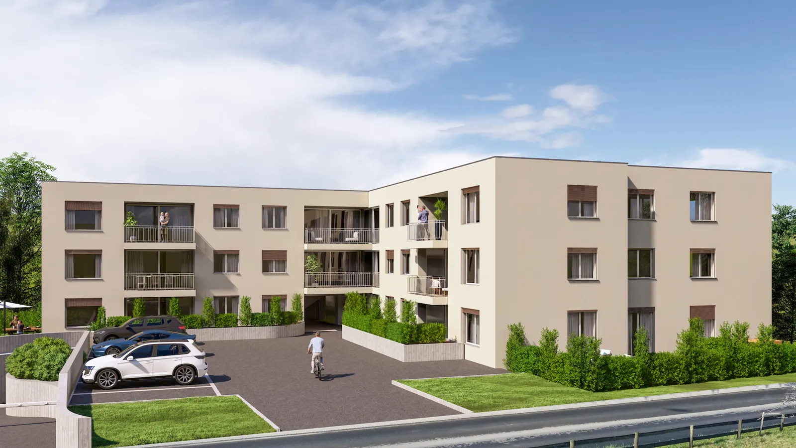 Le bourg de Siviriez